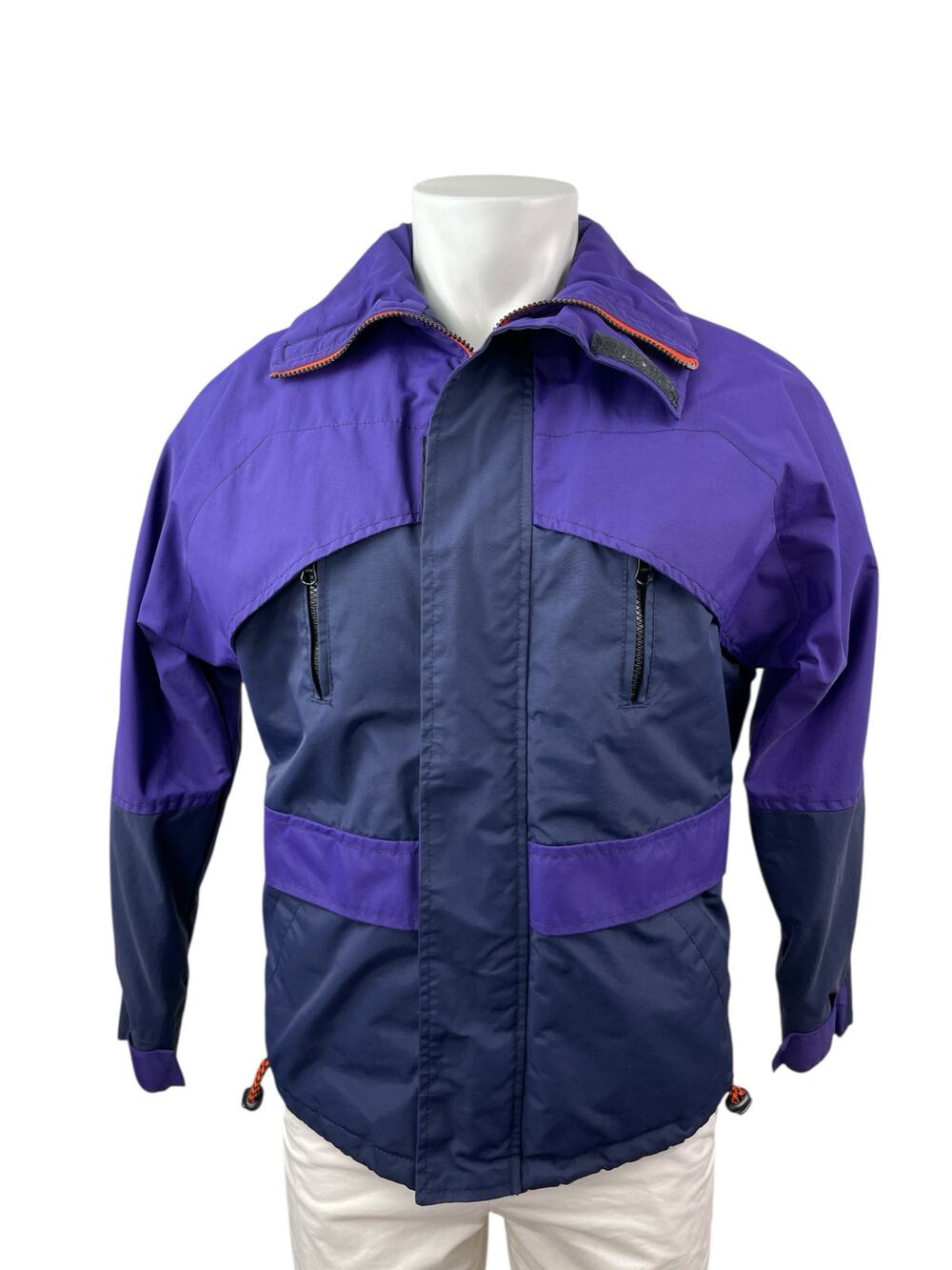 Collusion Men's Purple Colorblock Long Sleeve Parka Snow Ski Jacket Size XXS